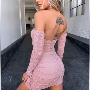 NWT Tiger Mist LPisbon Strapless Ruched Mini Dress - size Small